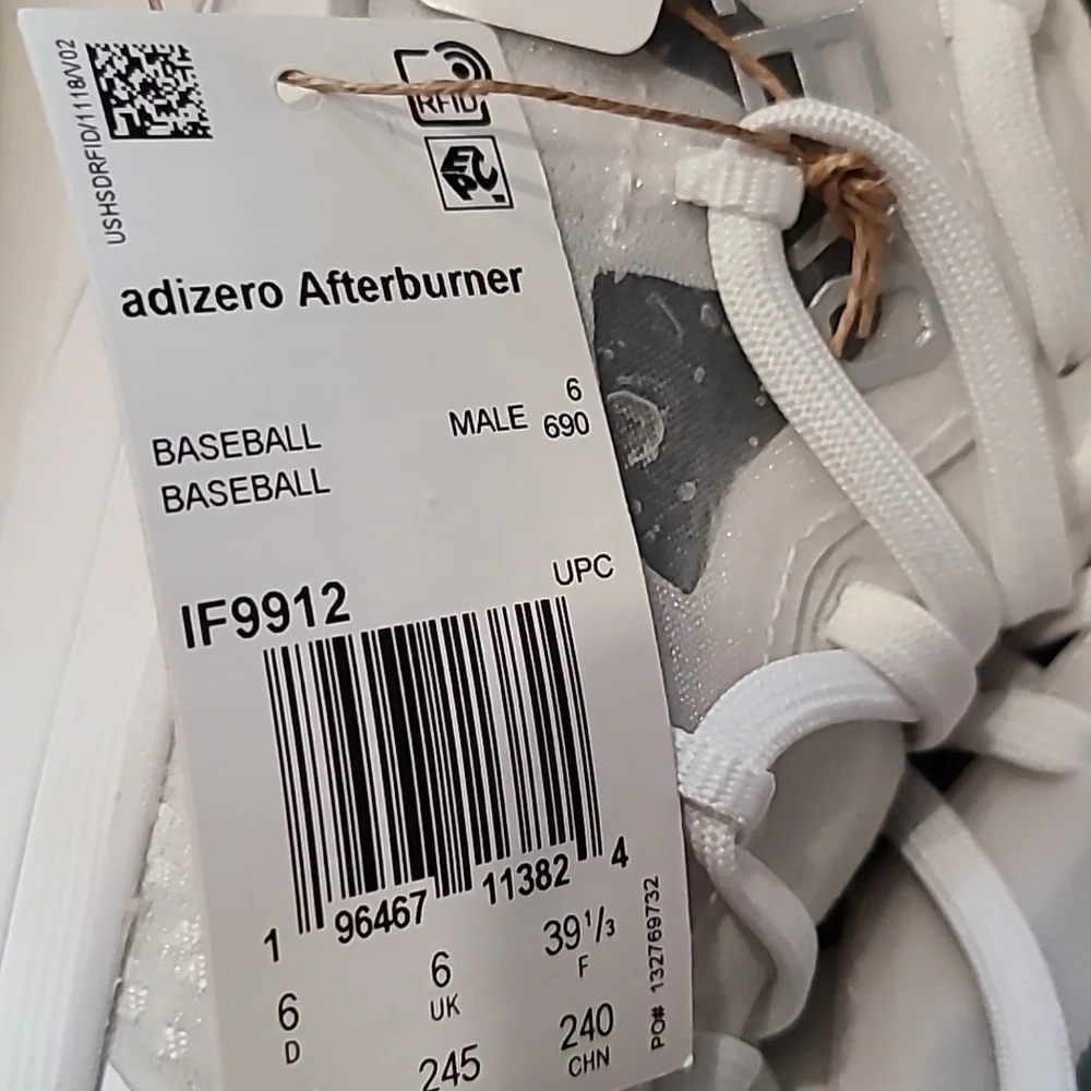 adidas White and Black Athletic Shoes